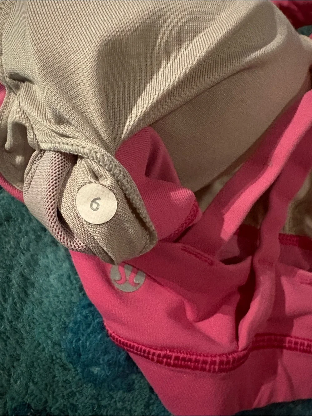 lululemon athletica Pink Crossback Sports Bra
